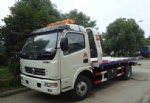 Dongfeng flatbed wrecker truck
