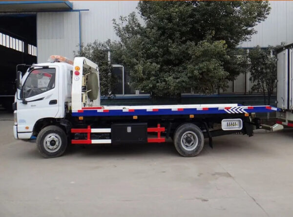 Flatbed Platform Road Rescue Wrecker Foton 5.6m 4t 5t 8t Tow Truck Light Recovery Towing Vehicle - 图片 5