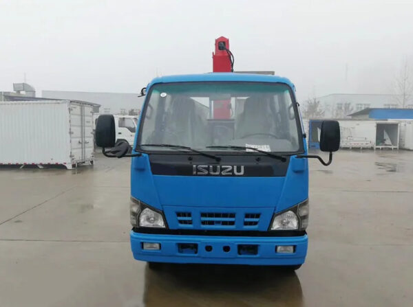 Double Cab ISUZU Dump Truck With 3.2 Tons Crane - 图片 3