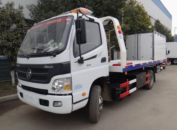 Flatbed Platform Road Rescue Wrecker Foton 5.6m 4t 5t 8t Tow Truck Light Recovery Towing Vehicle - 图片 6