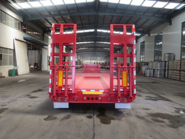 Low Flat/Low-Bed Semi-Trailer China Factory Customizable for Sale - 图片 2