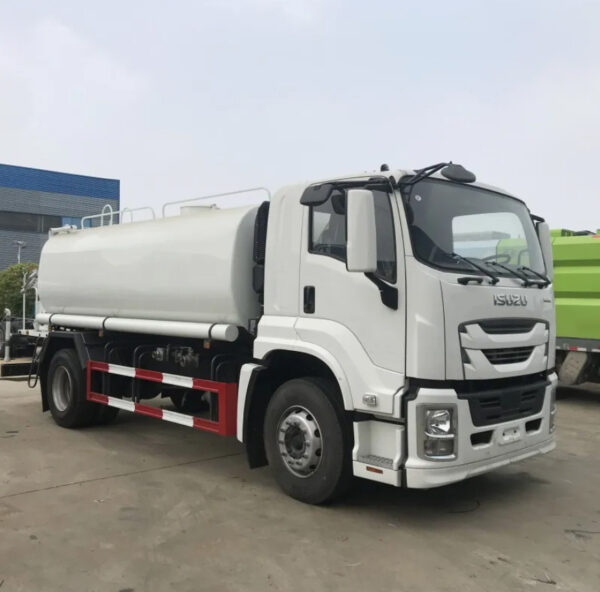 ISUZU Water Tanker Truck Price 4X2 12cbm Water Spray Truck with Fog Cannon for Sale - 图片 2