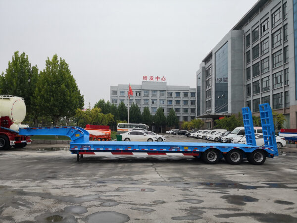 Low Flatbed/Low Bed Semi-Trailer China Factory for sale - 图片 2