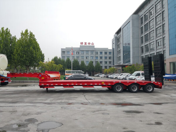 Low Flatbed Semi-Trailer China Factory for Sale - 图片 3
