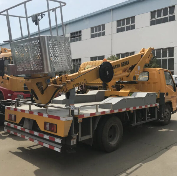 Aerial Work Platform Hydraulic Aerial Cage Lift Truck 12m 14m for Sale - 图片 3