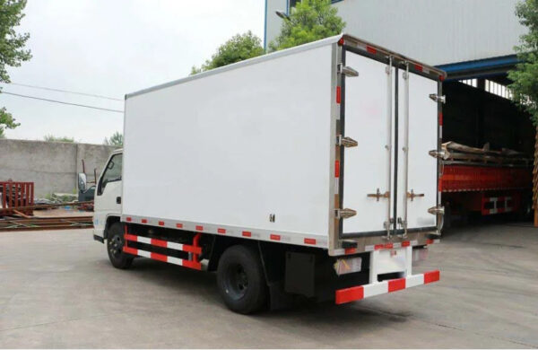 Refrigerated Box Truck Frozen Meat Fish Vegetable Delivery JMC 4X2 Truck - 图片 3