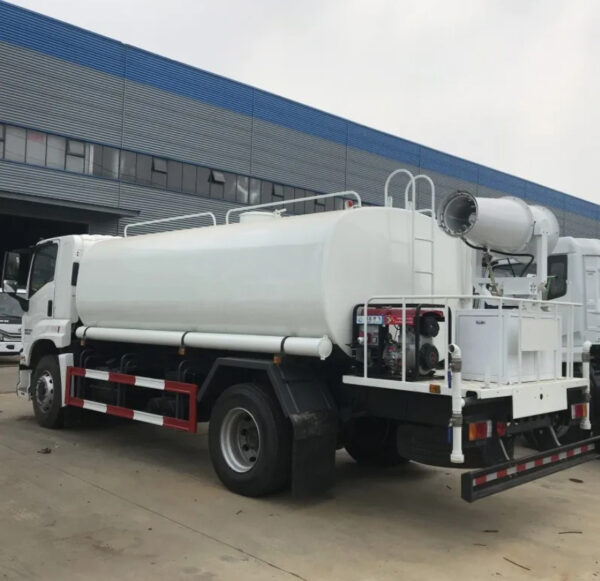 ISUZU Water Tanker Truck Price 4X2 12cbm Water Spray Truck with Fog Cannon for Sale - 图片 3