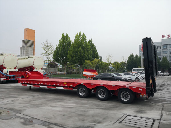 Low Flatbed Semi-Trailer China Factory for Sale - 图片 4