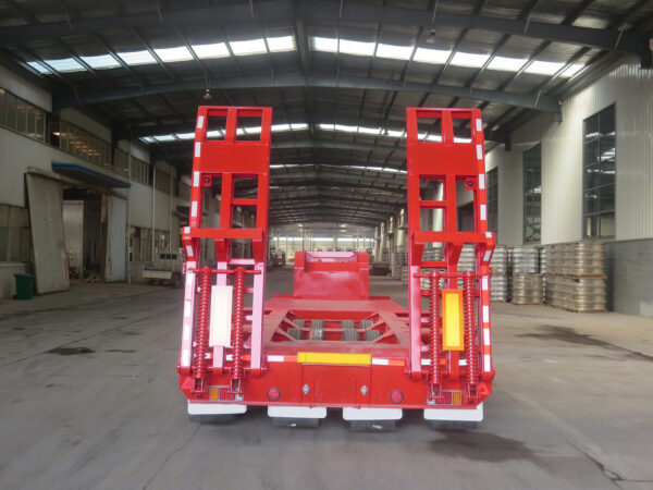 Low Flatbed/Bed Three-Line Semi-trailer China Customizable - 图片 4