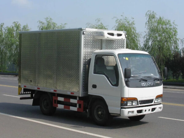 Refrigerated Truck Frozen Food Transport Refrigerator ISUZU 4.2m Truck China factory Supplier