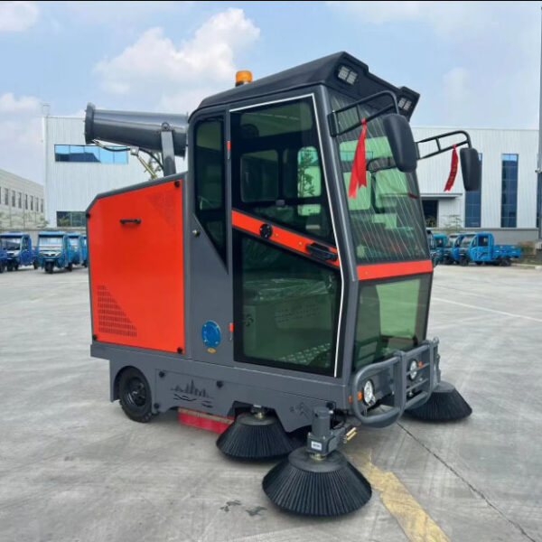 Electric Road Floor Sweeper Ride Mini Road Sweeper for Sale - 图片 3