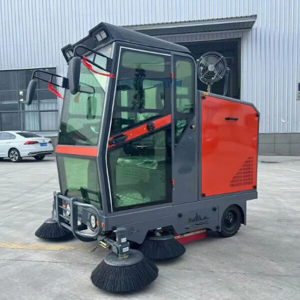 Outdoor Street Electric Power Floor Electric Sweeper Washing Machines China Factory - 图片 2