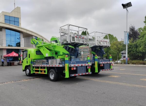 ISUZU Aerial Work Platform Insulated Blue Hydraulic Lift Truck Telescopic Aerial Lift Truck China Factory Price for Sale - 图片 5