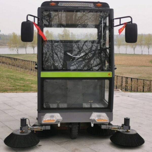 Outdoor Road Sweeper Sidewalk Driveway Garbage Ride on Sweepering Machine - 图片 5