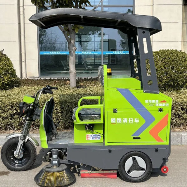 Handle-type Sweeper Road Dust Removal Sweeper Electric Machine for Sale - 图片 5